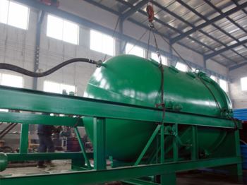 米糠油车间局部 滤布清洗机